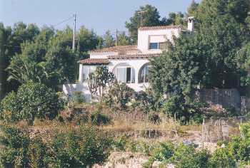 villa  Calpe sur la Costa Blanca en espagne