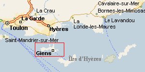 location  Giens en Provence