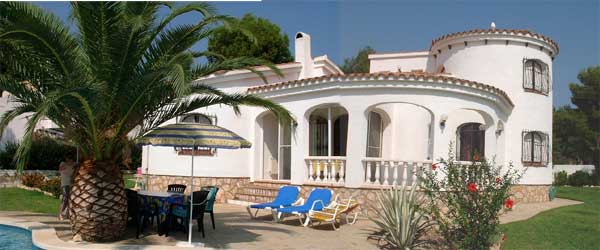 villa avec piscine amettla de mar